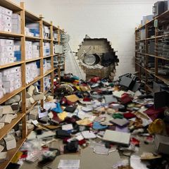 Gelsenkirchen: Loch in der Wand eines Tresorraums