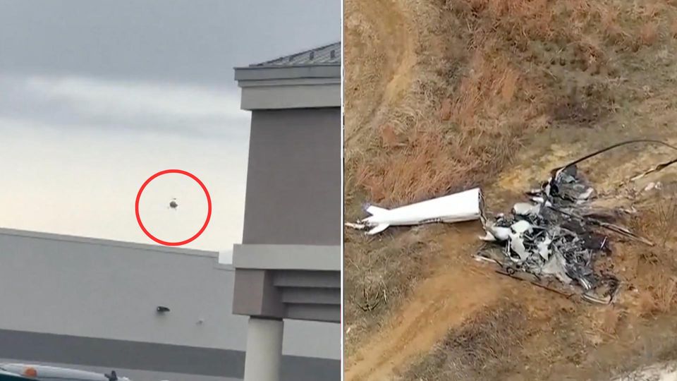 Helikopter Zusammensturz in New Jersey