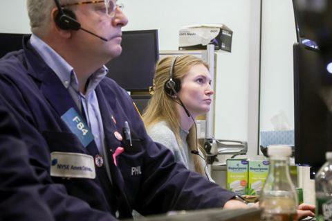 Platzt die Blase? Händler an der New Yorker Börse