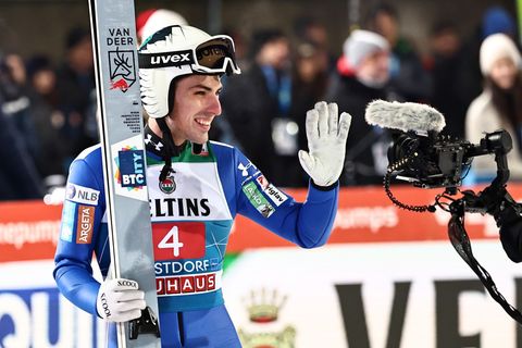 Timi Zajc wurde disqualifiziert. Foto: Daniel Karmann/dpa
