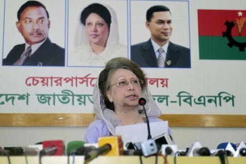 Khaleda Zia im Jahr 2015