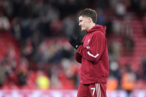 Traf am Samstag erstmals für Liverpool: Nationalspieler Florian Wirtz. (Archivbild) Foto: Peter Byrne/PA Wire/dpa