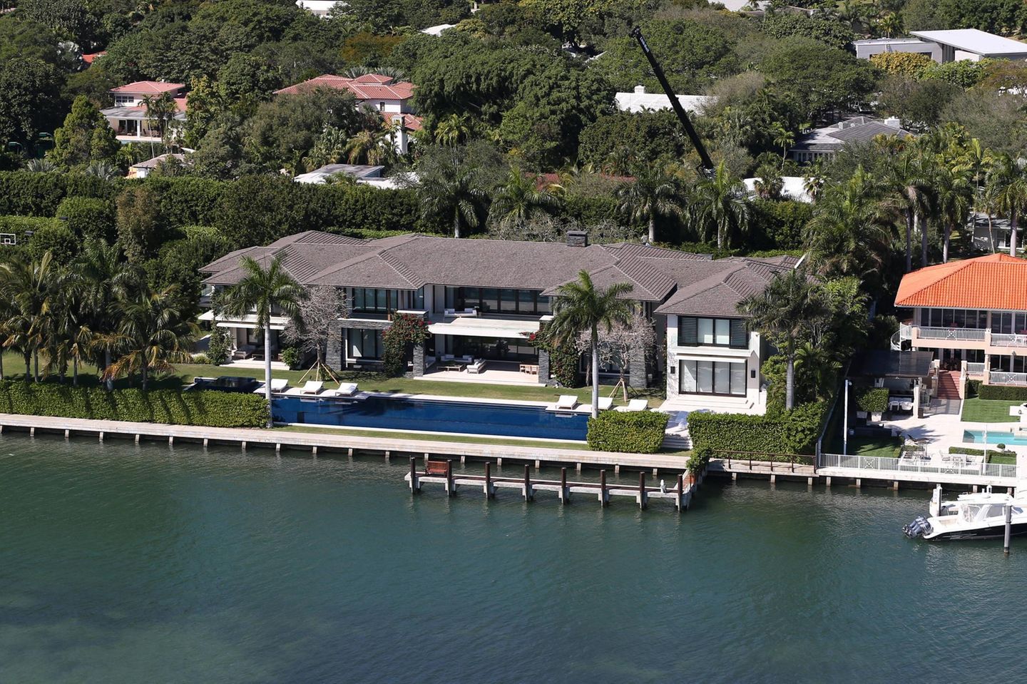 Das Anwesen von Enrique Iglesias und Anna Kournikova in Miami