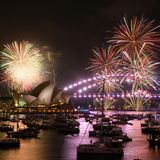 Nicht nur an Land hatte das Feuerwerk an der 