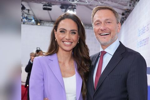 Franca Lehfeldt und Christian Lindner sind seit 2022 verheiratet. Im April kam ihre Tochter zur Welt.