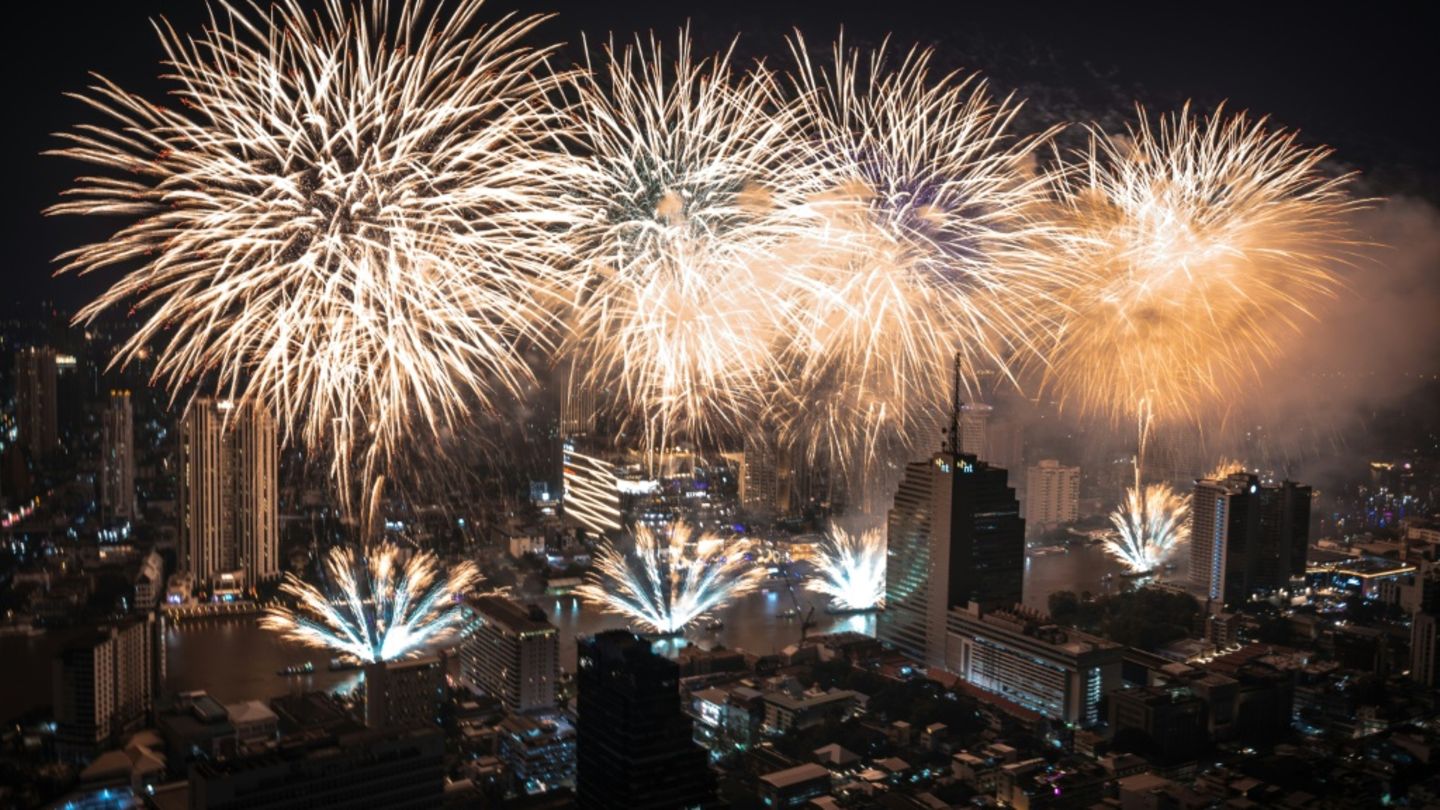 Feuerwerk in Bangkok