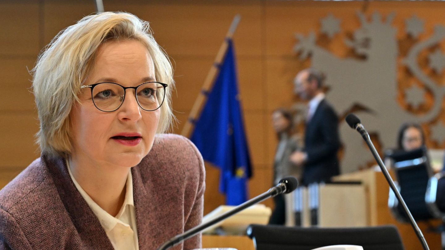 Die Thüringer BSW-Vorsitzende und Finanzministerin Katja Wolf plädiert dafür, 2026 in ihrer Partei verstärkt über Inhalte zu red