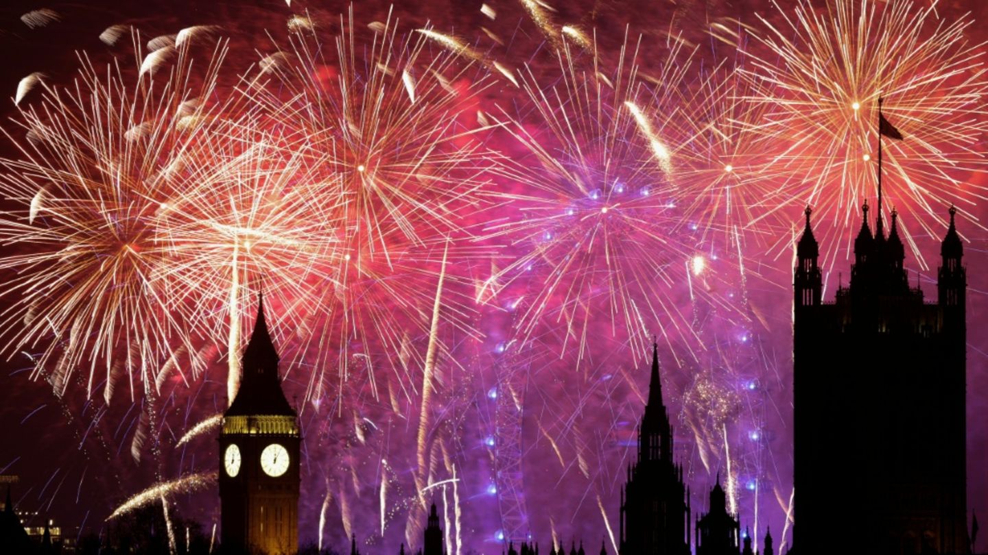 Feuerwerk in London
