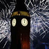 Auch in London knallte es bunt und heftig am Himmel