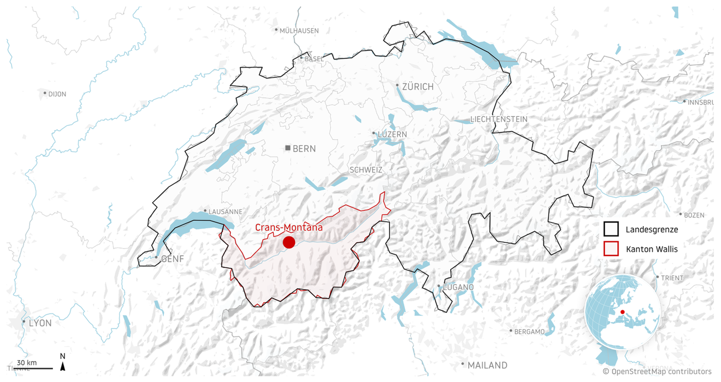 Der Ort auf etwa 1500 Metern Höhe hat ein großes Skigebiet