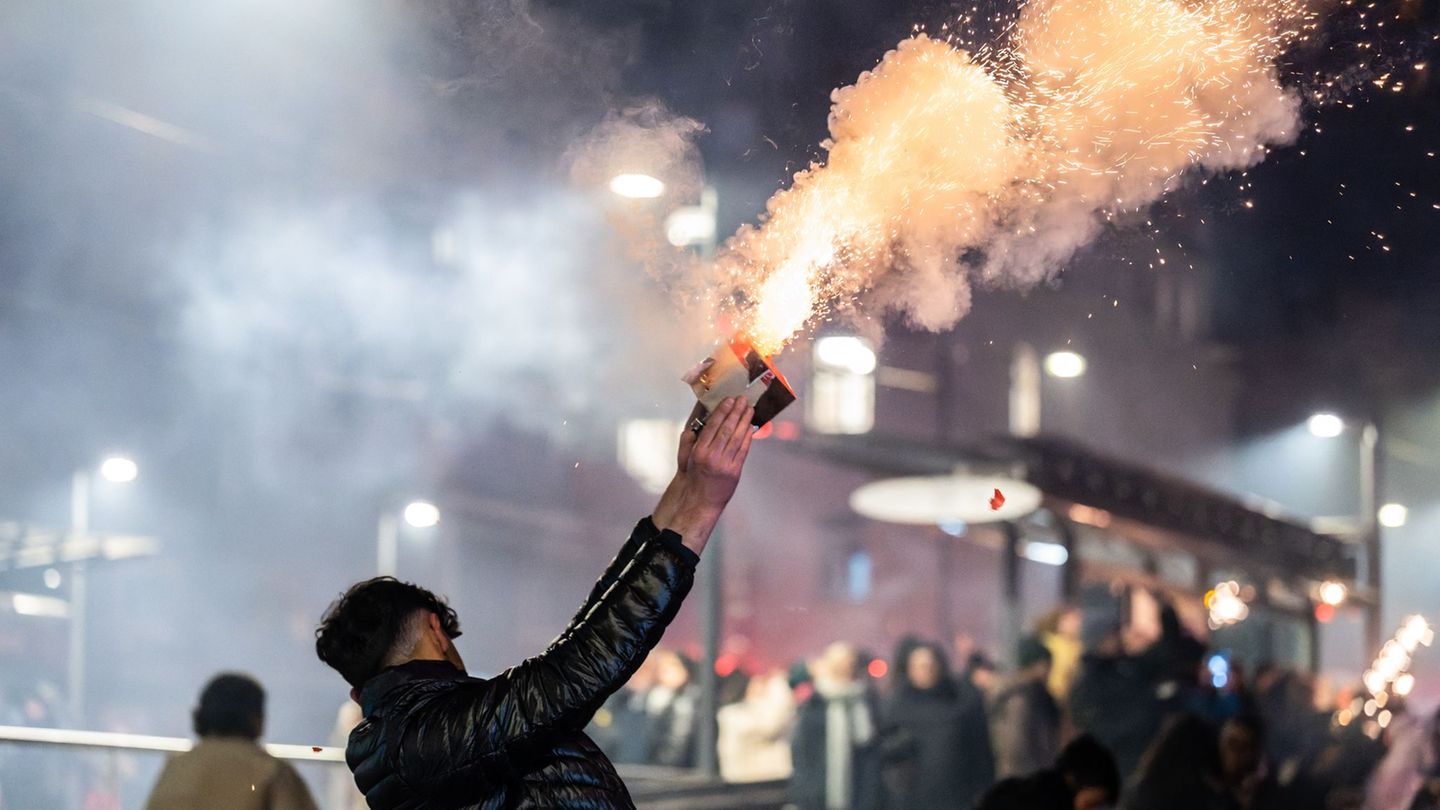 Überall im Land wurden Sprengkörper gezündet. Foto: Silas Stein/dpa