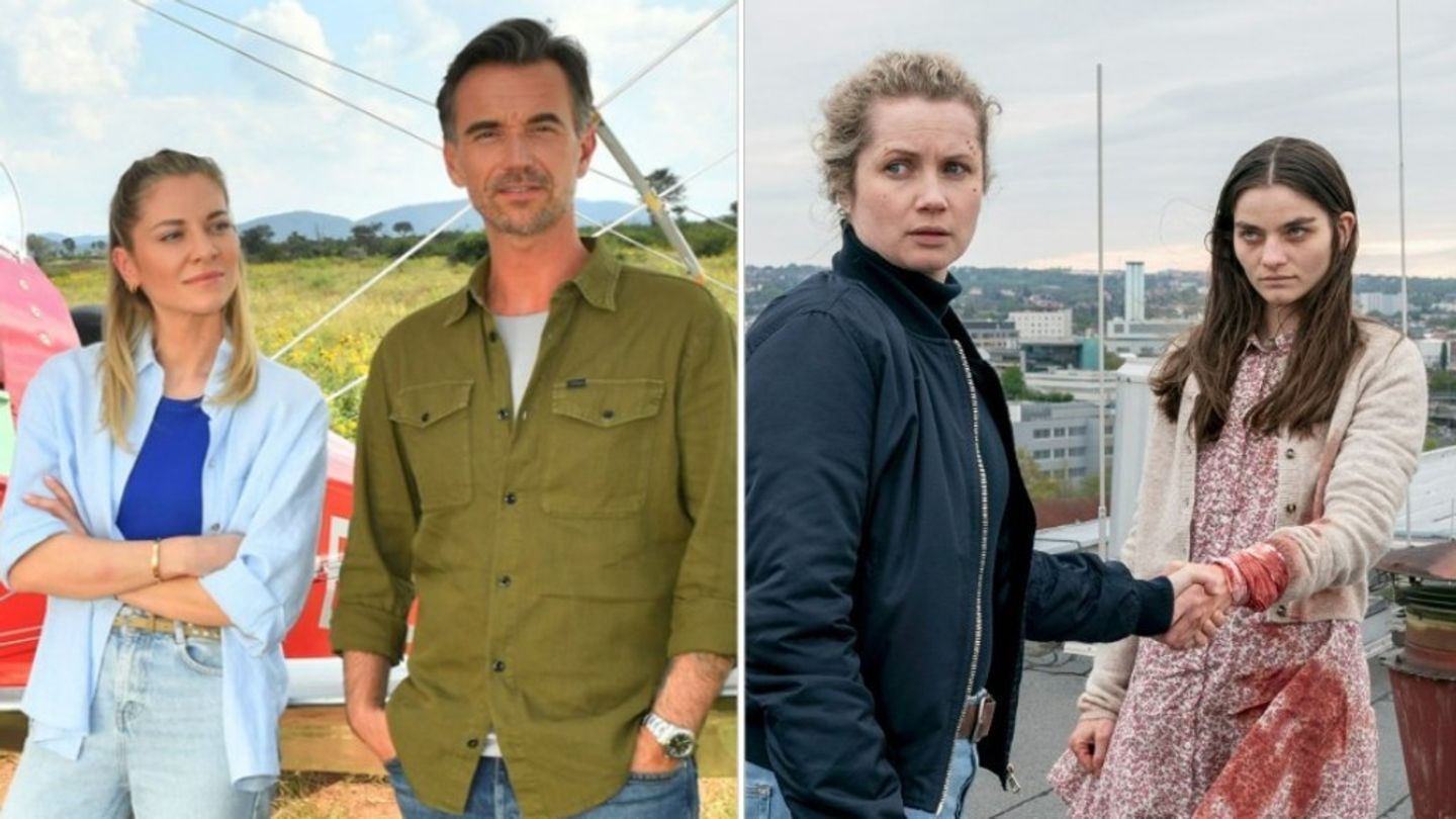 Am Neujahrstag hatten die Zuschauer die Qual der Wahl zwischen "Das Traumschiff: Afrika - Madikwe" (l.) und dem "Tatort: Nacht