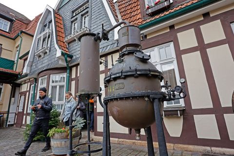 Nordhäuser Traditionsbrauerei begeht 2026 ein Jubiläum Foto: Matthias Bein/dpa