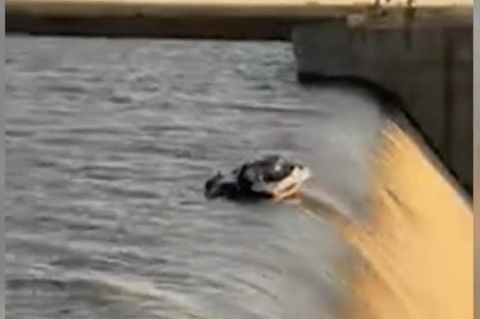 Männer ringen vor 40m tiefem Abgrund um ihr Leben