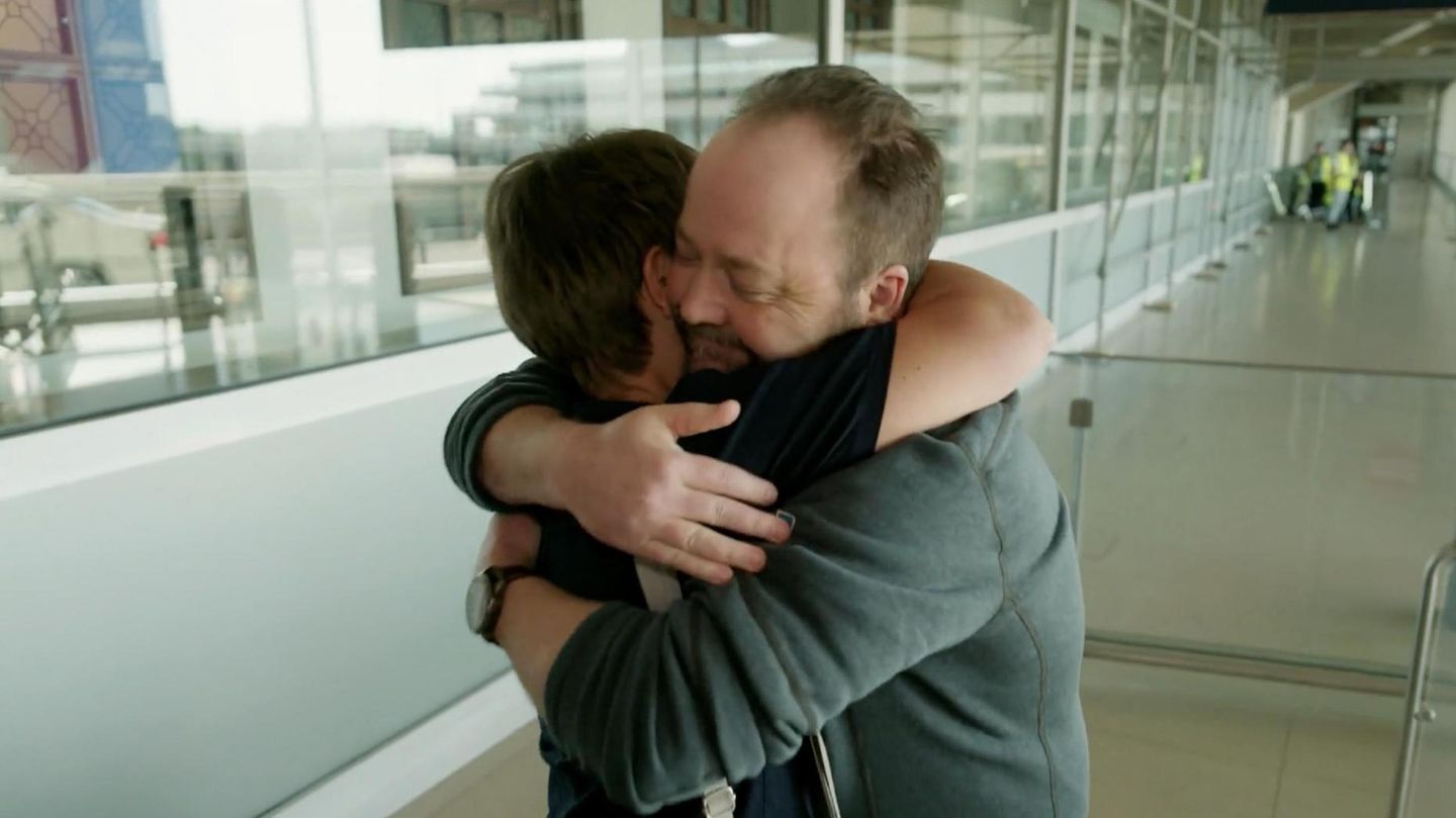 Bewegender Kennenlern-Moment: Stammzellen-Empfänger trifft zum ersten Mal seine Lebensretterin