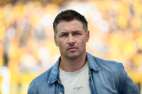 Sören Gonther, Geschäftsführer Sport bei Dynamo Dresden, gibt Trainer Stamm eine Arbeitsplatzgarantie. (Archivbild) Foto: Robert
