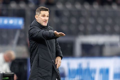 Startete mit seiner Mannschaft in die Vorbereitung auf die zweite Saisonhälfte: Hertha-Cheftrainer Stefan Leitl (Archivbild) Fot