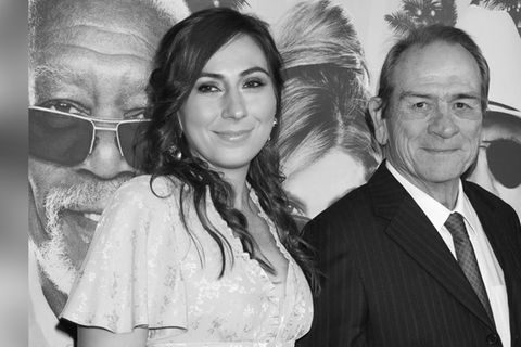 Victoria Jones und Tommy Lee Jones bei einer Premiere 2017.