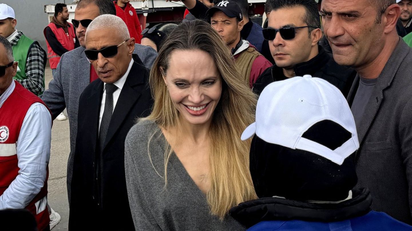 Angelina Jolie: Hollywoodstar besucht Grenzübergang nach Gaza