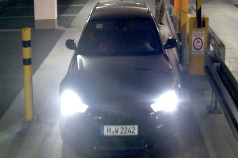 Aufnahme eines Tatfahrzeugs