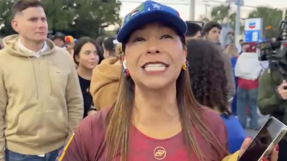 Eine Person auf den Straßen der USA.