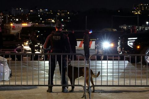 Hubschrauberlandeplatz in New York, an dem Maduro erwartet wurde