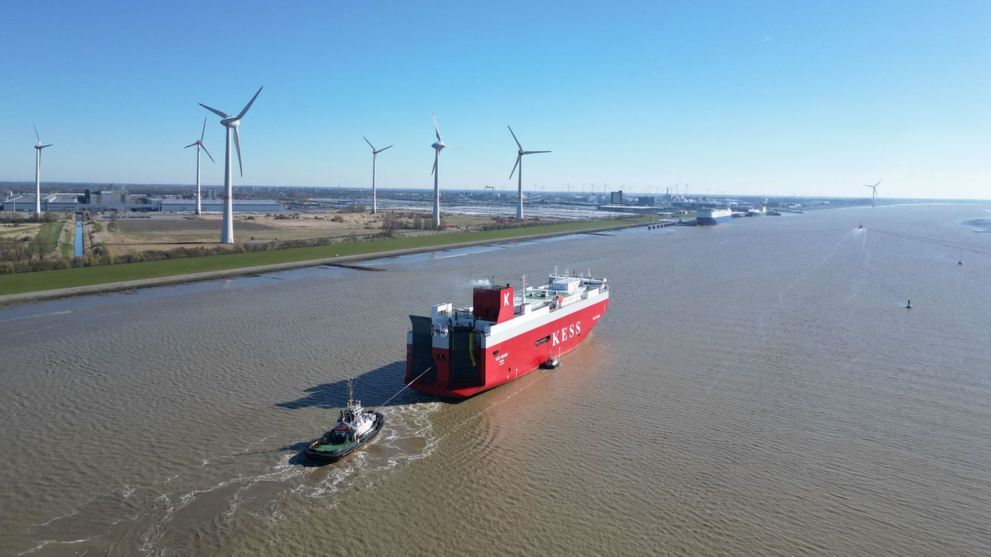 Die Außenems soll vertieft werden - doch das Genehmigungsverfahren dafür dauert. (Archivbild) Foto: Lars Penning/dpa