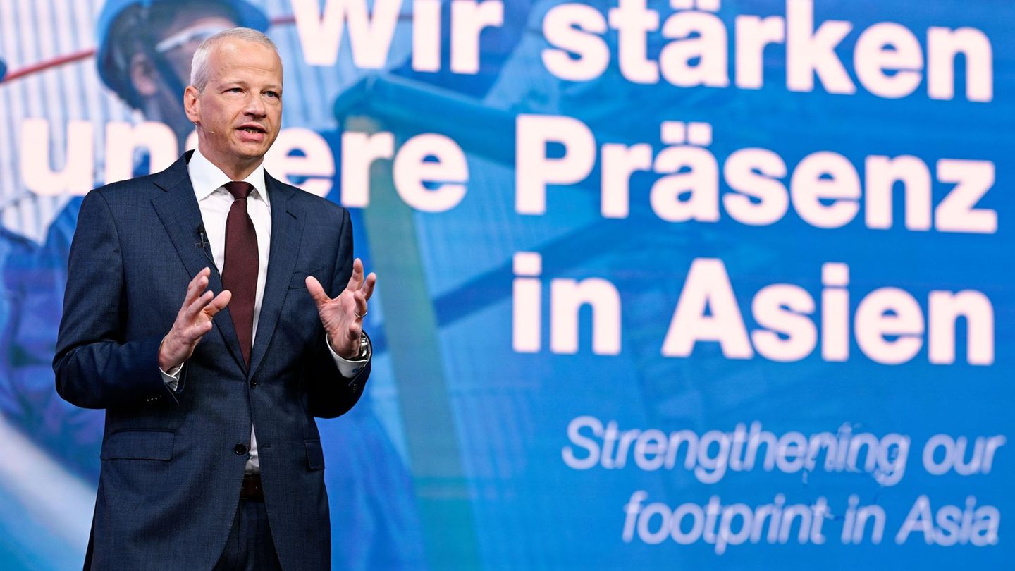 Markus Kamieth war Asien-Chef der BASF, bevor er 2024 zum neuen Vorstandsvorsitzenden des Konzerns wurde und Martin Brudermüller