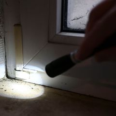 Mäusekot hat auf einem Fensterbrett einer Pizzeria nicht zu suchen. Foto: Katharina Kausche/dpa