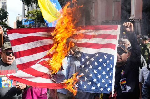 Venezuela Flagge USA