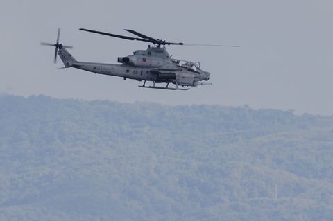 Bei dem Militärschlag gegen Venezuela haben die USA auch Kampfhubschrauber eingesetzt. Foto: Alejandro Granadillo/AP/dpa