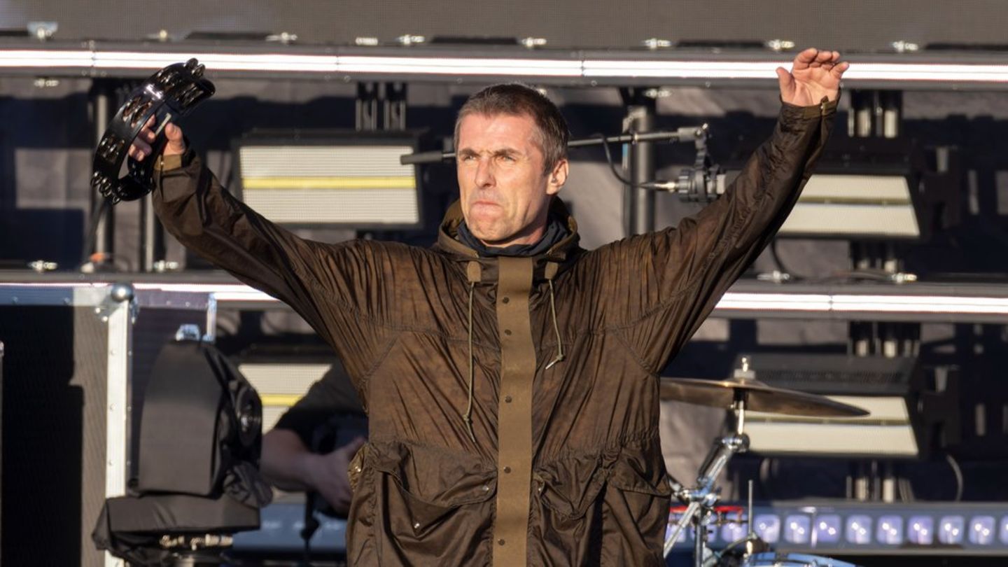 Liam Gallagher auf der Bühne der Oasis-Reunion-Tour "Live '25" im Sommer 2025.