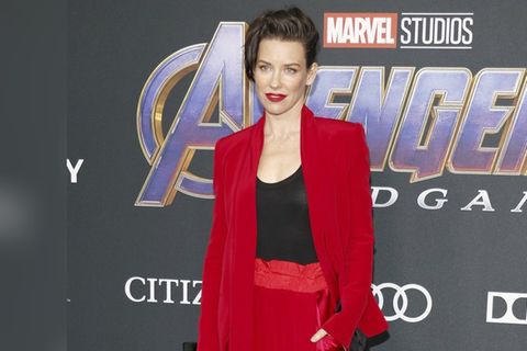Evangeline Lilly bei der Premiere von "Avengers: Endgame" in Los Angeles im Jahr 2019.