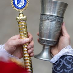 Thüringens neues Landesprinzenpaar kommt aus Südthüringen. (Archivbild) Foto: Michael Reichel/dpa