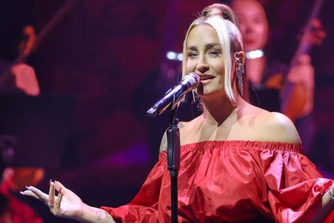 Sarah Connor an einem Weihnachtskonzert im Jahr 2022 in Berlin.