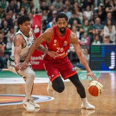 Familie geht vor: Spencer Dinwiddie. (Archivbild) Foto: Harald Tittel/dpa