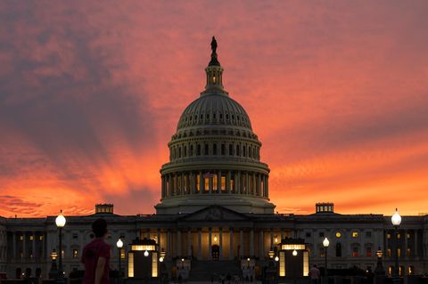 Das Washingtoner Kapitol in der Abendsonne. Trumps Gegenspieler