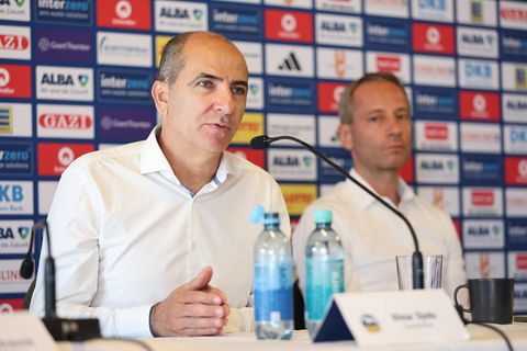 Alba-Sportdirektor Himar Ojeda sieht sein Team noch lange nicht am Ende der Entwicklung Foto: Andreas Gora/dpa