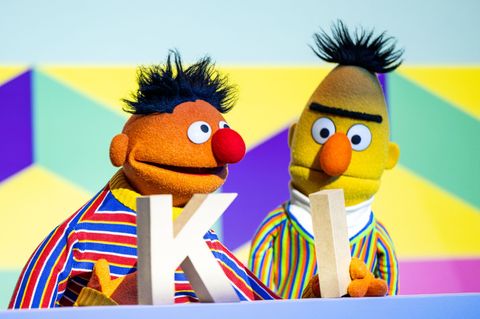 Ernie und Bert regeln nach NDR-Angaben demnächst in Hamburg an zwei Stellen den Verkehr. Die Figuren aus der Sesamstraße schlüpf