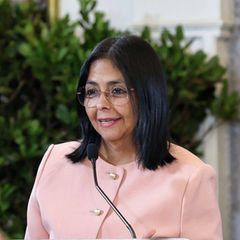Venezuela: Sie war Außen- sowie Wirtschaftsministerin und gilt als enge Vertraute von Nicolás Maduro: Delcy Rodríguez