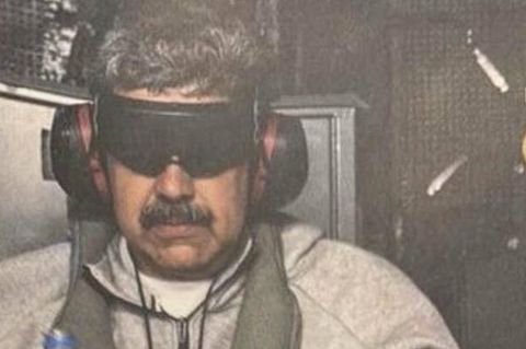 Venezuelas gestürzter Machthaber Nicolás Maduro an Bord des Kriegsschiffes USS Iwo Jima