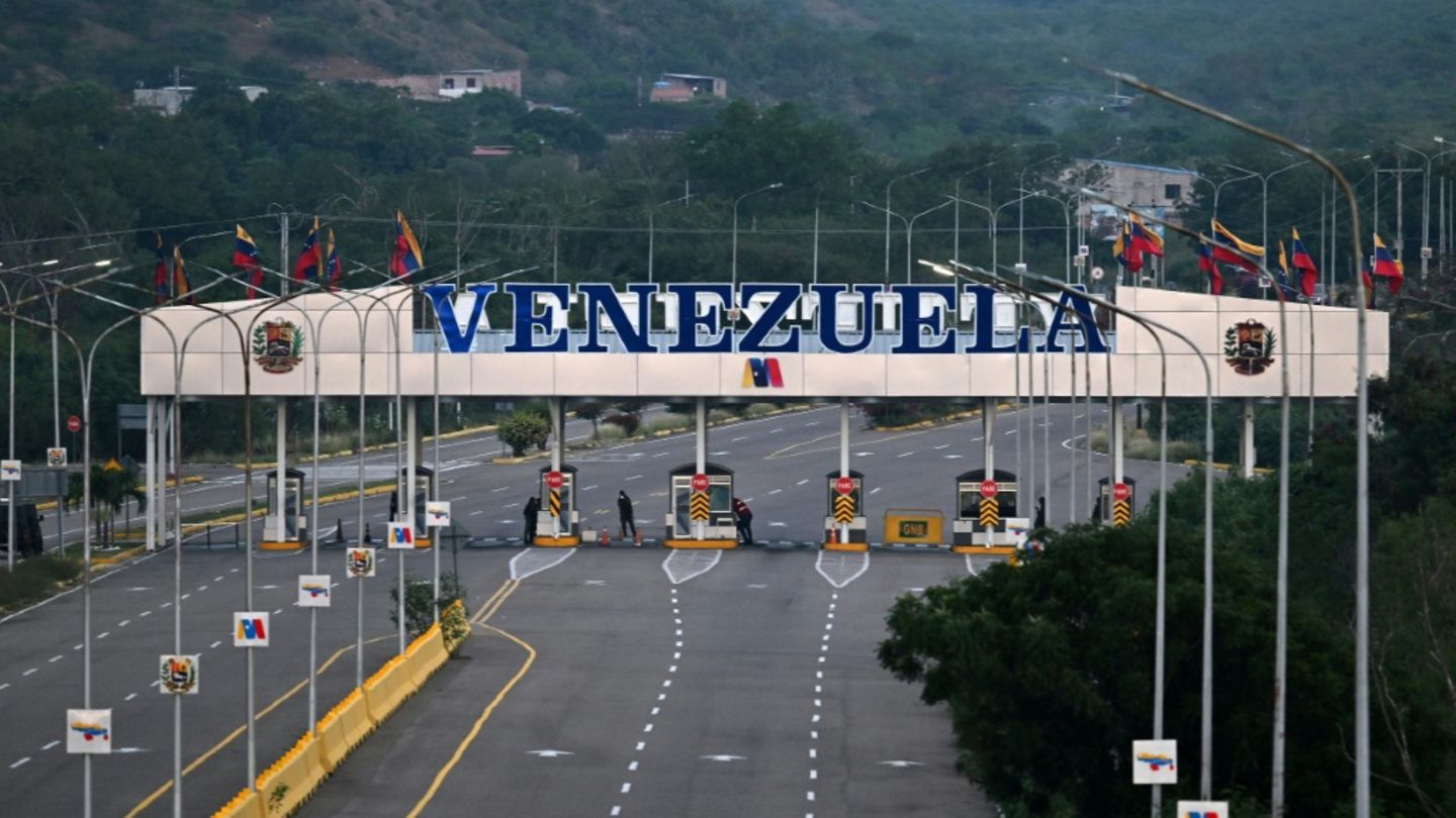 Grenze zu Venezuela in Kolumbien