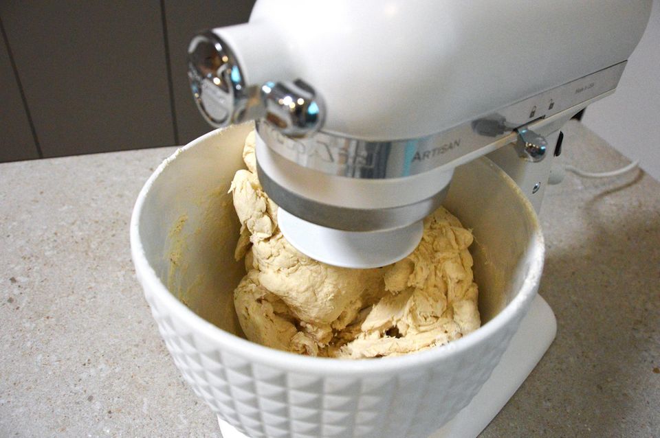 Kitchenaid-Küchenmaschine im Einsatz