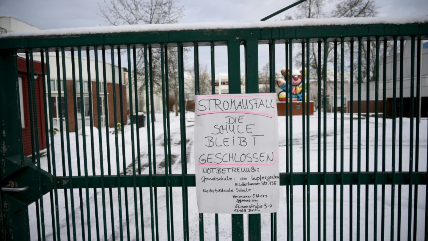 Geschlossene Schule in Berlin