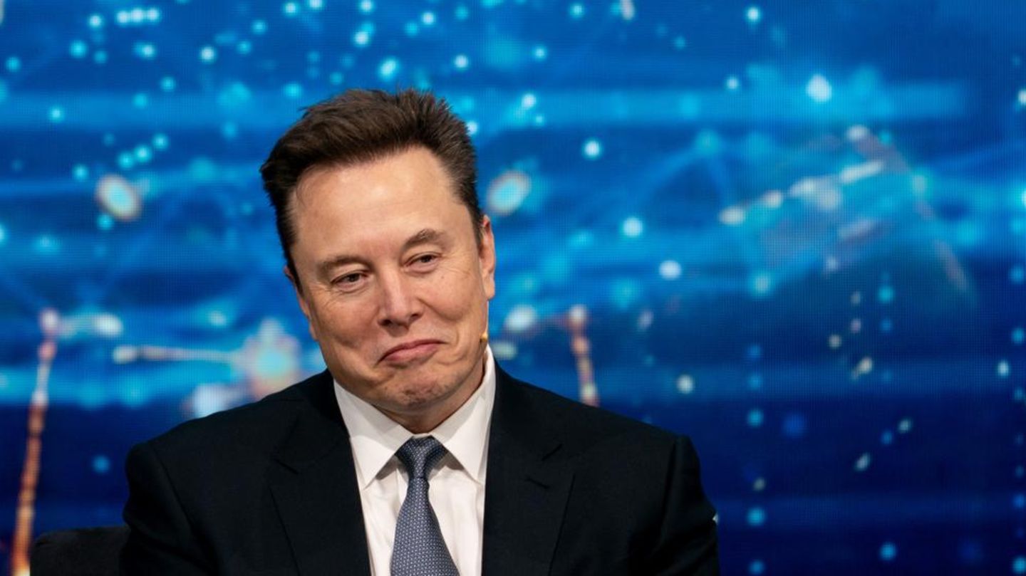 Elon Musk schaut amüsiert