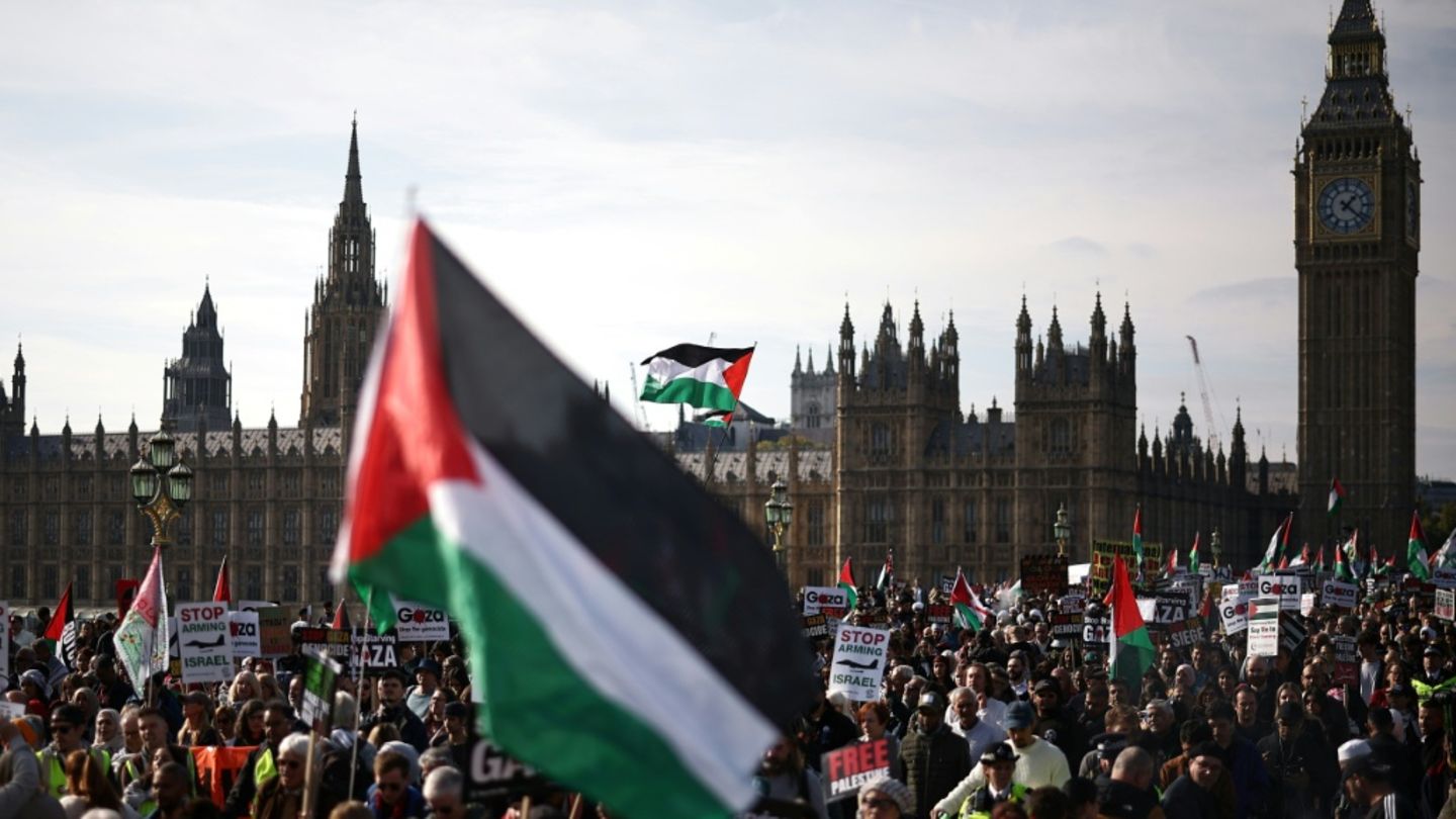 Pro-palästinensische Demonstration im Oktober in London