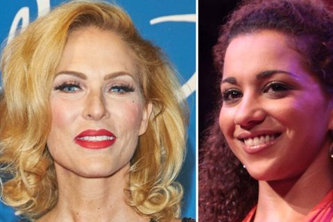 Sonya Kraus (l.) und Nadja Benaissa wagen sich auf das Tanzparkett bei RTL.