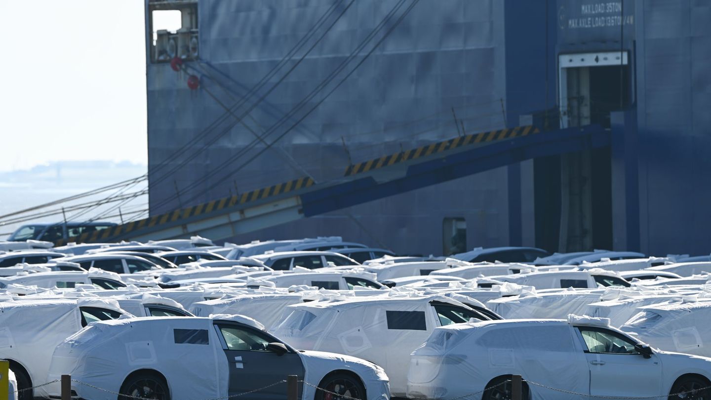 Trumps Zölle fordern deutsche Autobauer heraus. Foto: Lars Penning/dpa
