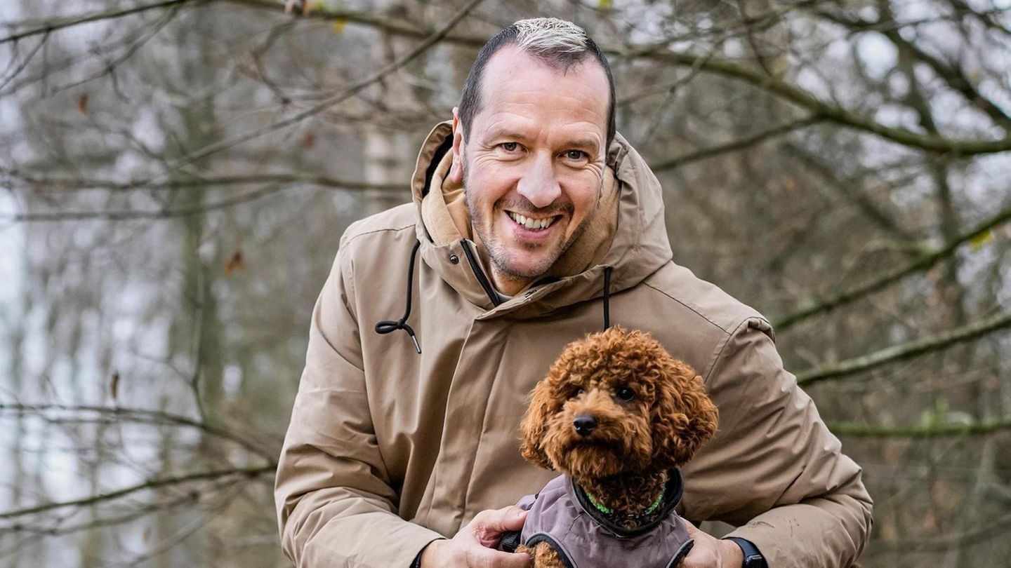 Pascal Hens, 45, im Norden Hamburgs, wo er mit seiner Familie lebt