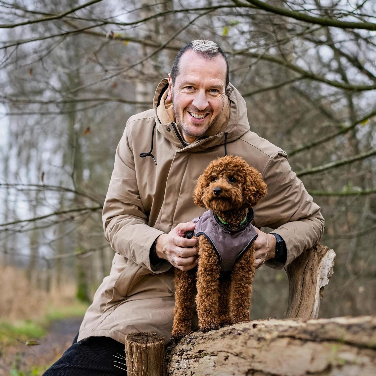 Pascal Hens, 45, im Norden Hamburgs, wo er mit seiner Familie lebt